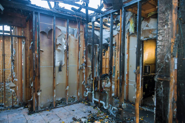 Professional Fire Board Up technician working in Jackson, OH
